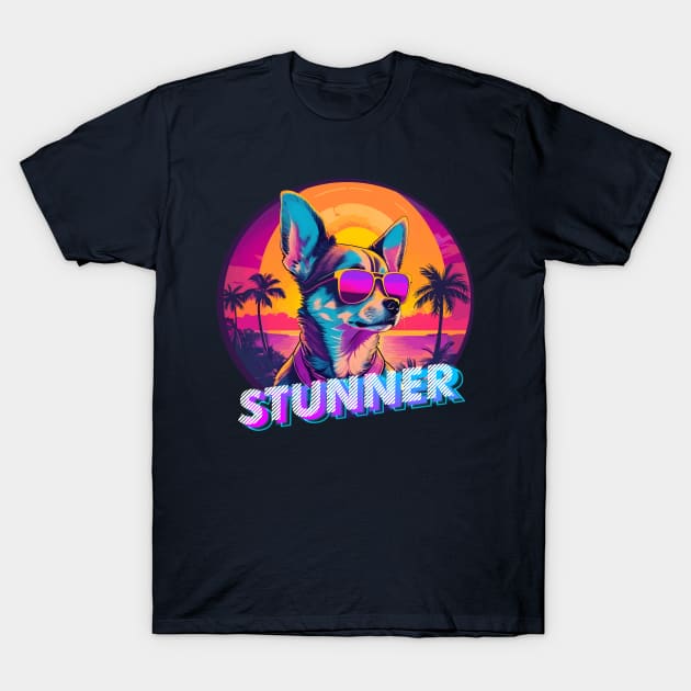 Stunner | Cool Chihuahua with Sunglasses | Chihuahua Mom Chihuahua Dad T-Shirt by YourTeeGenie